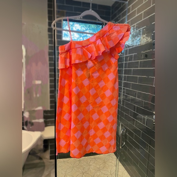 Little Marc Jacobs Girls Pink and Orange Dress Bold Bright 12 NWT - Picture 4 of 11